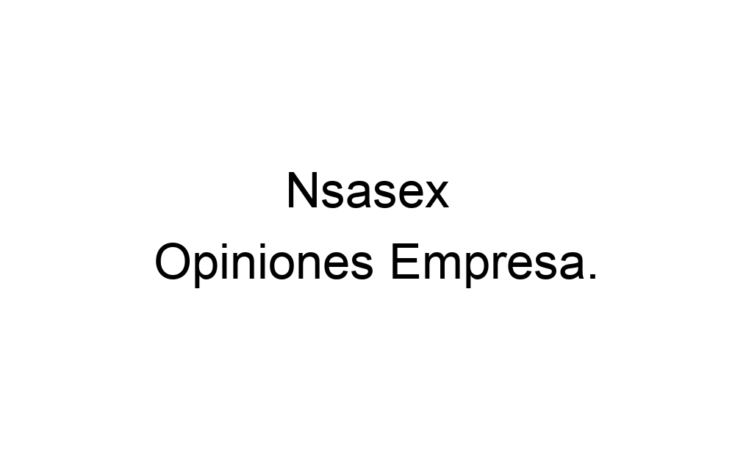 Nuestra opinión de nsasex.co.za